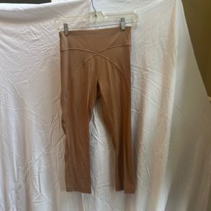 Tan Align Lululemon Leggings in 7/8 length